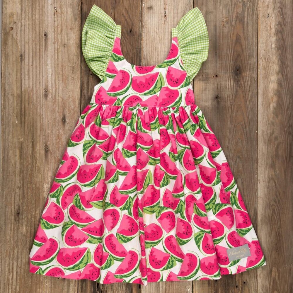 Eleanor Rose 18 Month Watermelon Dress
